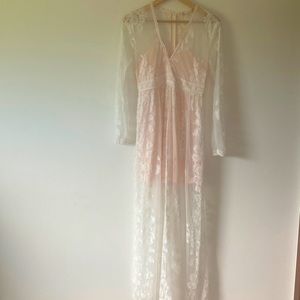Altar’d State “Norrie” Lace Maxi Dress